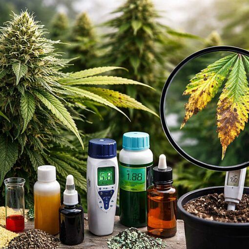 Problemy odzywianie konopi niedobory nadmiary blokady